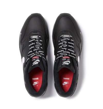 Supreme Nike Black Air Max 1 World Famous