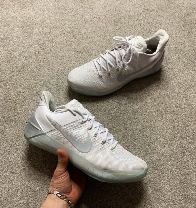 Nike Kobe Bryant White Chrome Men Shoes