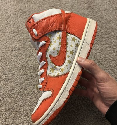 Supreme Nike Dunk High Pro Sb Orange Size 9 5