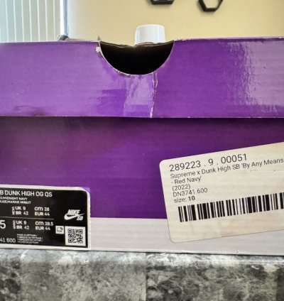 Supreme Nike Dunk High Sb By Any Means
