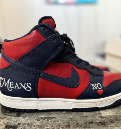 Supreme Nike Dunk High Sb By Any Means