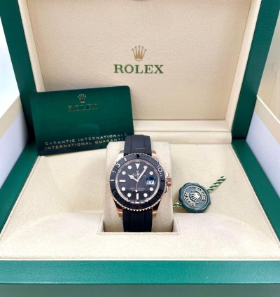 Rolex Yacht-master 40 126655 40mm Rose Gold Oysterflex Unworn 2023