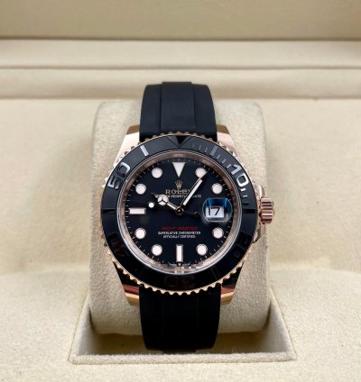 Rolex Yacht-master 40 126655 40mm Rose Gold Oysterflex Unworn 2023