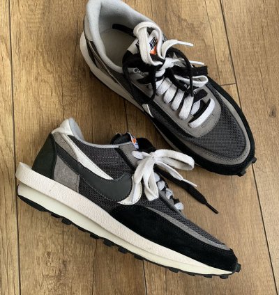 Nike Ld Sacai Waffle Black Sneakers Shoes
