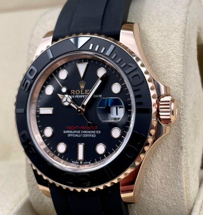 Rolex Yacht-master 40 126655 40mm Rose Gold Oysterflex Unworn 2023