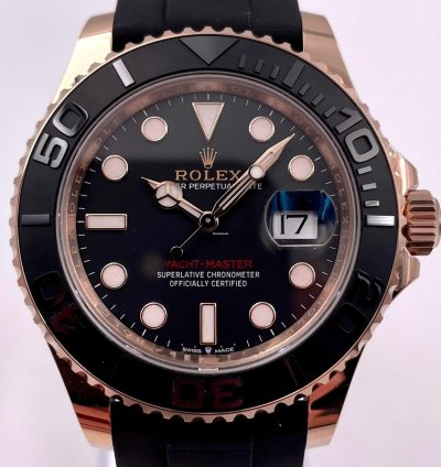 Rolex Yacht-master 40 126655 40mm Rose Gold Oysterflex Unworn 2023