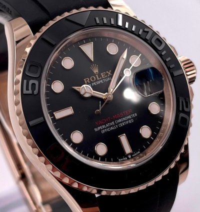 Rolex Yacht-master 40 126655 40mm Rose Gold Oysterflex Unworn 2023