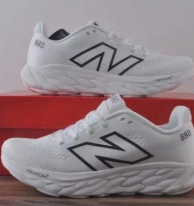 Newbalance Nb Fresh Foam 880 White Running Shoes