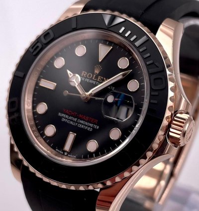 Rolex Yacht-master 40 126655 40mm Rose Gold Oysterflex Unworn 2023