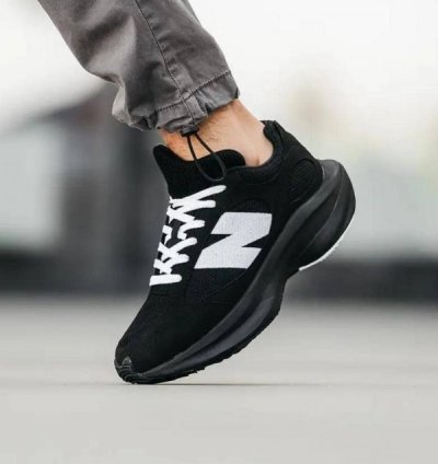 Newbalance Warped Runner Black White Running Shoes