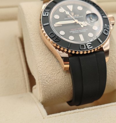 Rolex Yacht-master 40 126655 Gold Rose New 2024 Oysterflex Full Set
