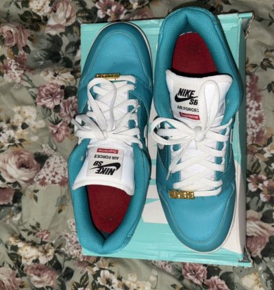 Supreme Nike Sb Af2 Low Teal