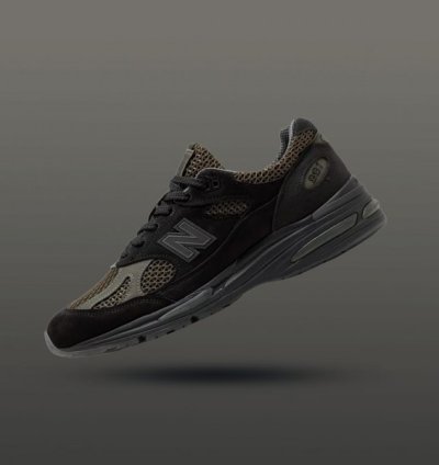 Newbalance X Stone Island 991v2 Black Grey Sneakers