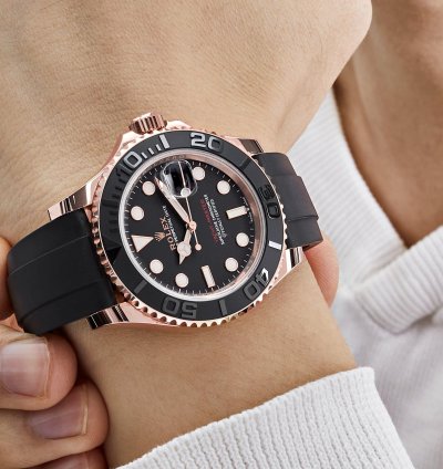 Rolex Yacht-master 40 126655 Rose Gold Black Dial 2025