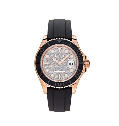 Rolex Yacht-master 40 126655 Rose Gold Pave Diamond Dial 2023