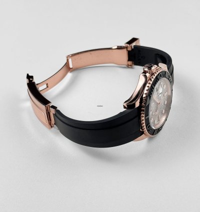 Rolex Yacht-master 40 126655 Rose Gold Pave Diamond Dial 2023