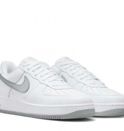 Niike Air Force 1 Low White Smoke Grey Sneakers