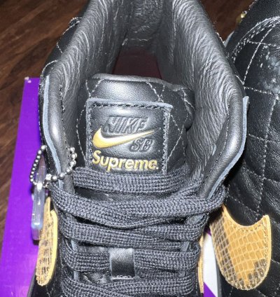 Supreme Nike Sb Blazer Mid Qs Black Size 10