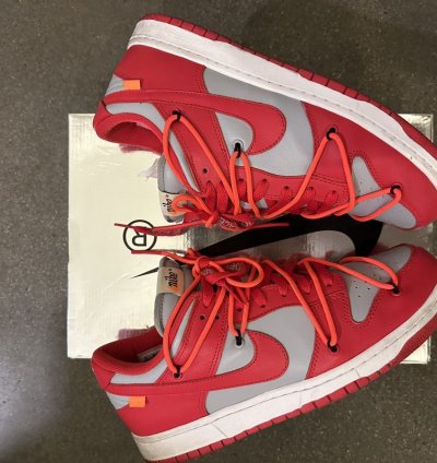 Nike Off White Dunk University Red