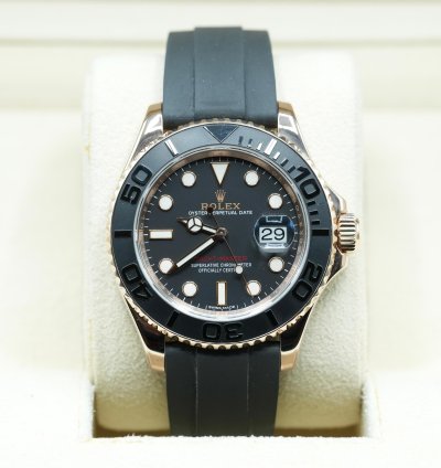 Rolex Yacht-master 40 2018 Rose Gold Yacht-master 40 Oysterflex Box And Papers 116655