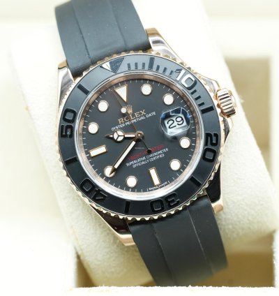 Rolex Yacht-master 40 2018 Rose Gold Yacht-master 40 Oysterflex Box And Papers 116655