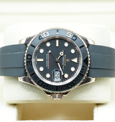Rolex Yacht-master 40 2018 Rose Gold Yacht-master 40 Oysterflex Box And Papers 116655