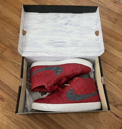 Supreme Nike Sb Blazer Red 2006