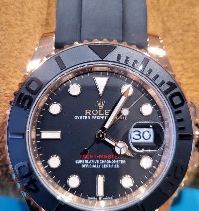 Rolex Yacht-master 40 2022 Model Unworn Full Set Including Uk Purchase Receipt