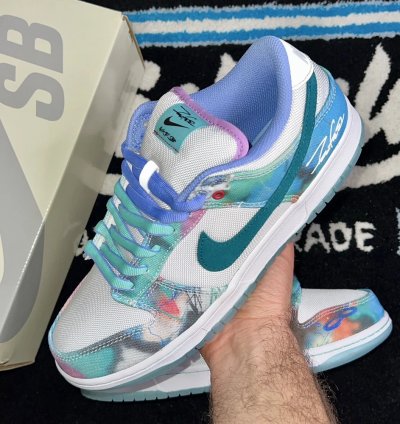 Nike Sb Dunk X Futura Laboratories bleached Aqua