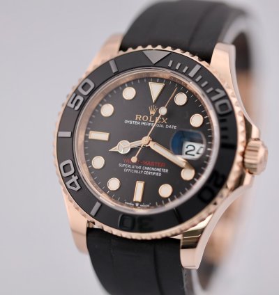 Rolex Yacht-master 40 2022 Rolex Rose Gold Oysterflex Yacht Master 40 126655
