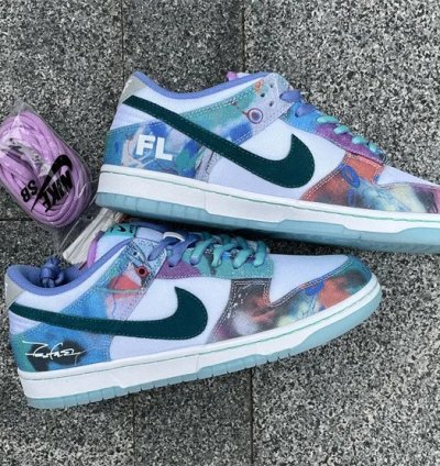Nike Sb Dunk X Futura Laboratories bleached Aqua