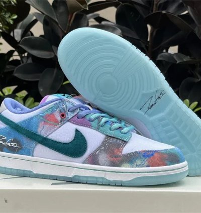 Nike Sb Dunk X Futura Laboratories bleached Aqua