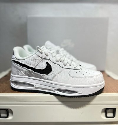 Nik E Air Force 1 Evo White Sneakers