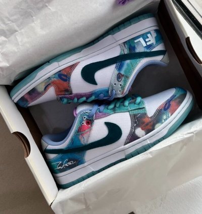 Nike Sb Dunk X Futura Laboratories bleached Aqua