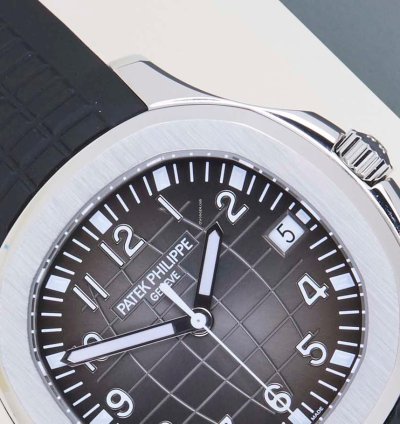 Patek Philippe Aquanaut Black Grey Dial - Steel Rubber Straps