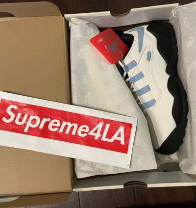 Supreme Nike Sb Darwin Low White Size 8 5 In Hand