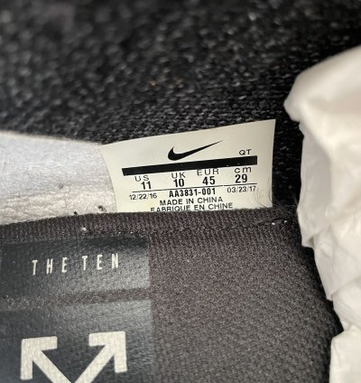 Nike Off-white Air Vapormax The Ten Size 11
