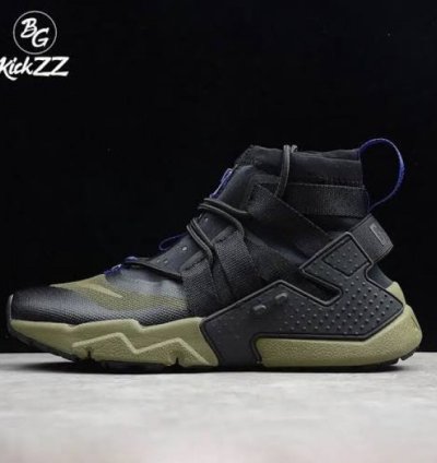 Nik E Air Huarache Gripp Green Black Sneakers