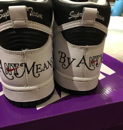 Supreme Nike Sb Dunk High By Any Means