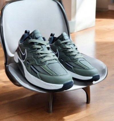 Nik E Air Jam Green Running Shoes