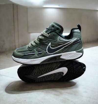 Nik E Air Jam Green Running Shoes
