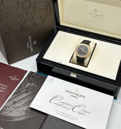 Patek Philippe Aquanaut Brown Dial - 18kt Rose Gold - Like New - Never Polished - Ref 5167r-001 - 2015