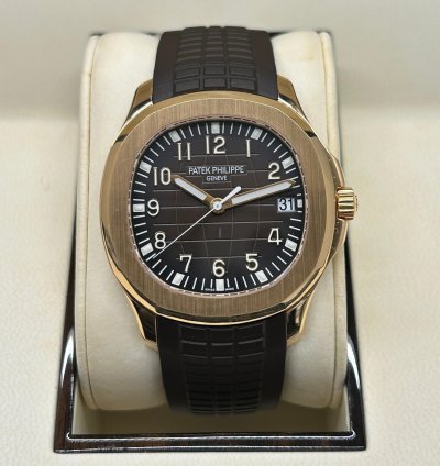 Patek Philippe Aquanaut Brown Dial - 18kt Rose Gold - Like New - Never Polished - Ref 5167r-001 - 2015