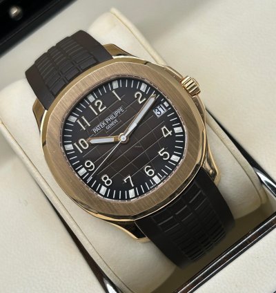 Patek Philippe Aquanaut Brown Dial - 18kt Rose Gold - Like New - Never Polished - Ref 5167r-001 - 2015