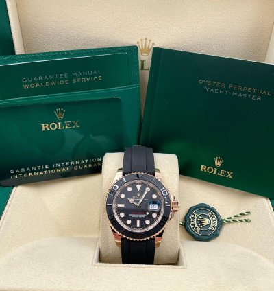 Rolex Yacht-master 40 40mm Rose Gold Oysterflex 126655 Unworn 2024