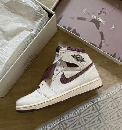 Nik E Air Jordan 1 High Ma Maniere Basketball Sneakers Semi Ua