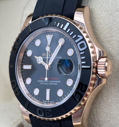Rolex Yacht-master 40 40mm Rose Gold Oysterflex 126655 Unworn 2024