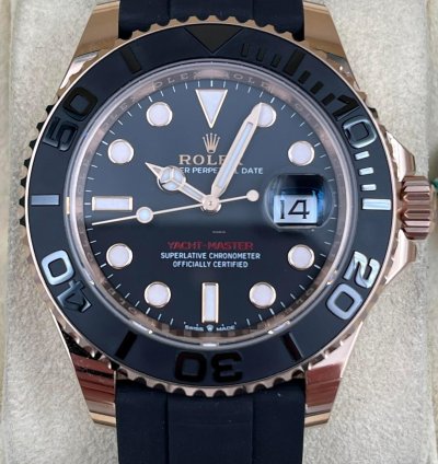 Rolex Yacht-master 40 40mm Rose Gold Oysterflex 126655 Unworn 2024