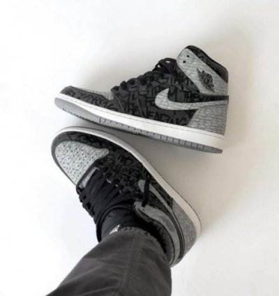 Nik E Air Jordan 1 High Rebellionaire Basketball Sneakers Semi Ua