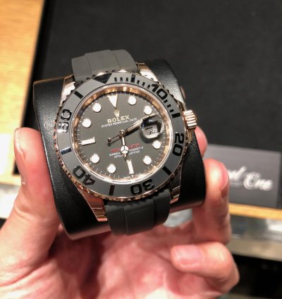 Rolex Yacht-master 40 Basel One Yacht-master 40mm 126655 Rubber Rose Gold